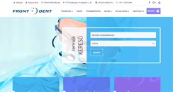 Desktop Screenshot of frontdent.hu